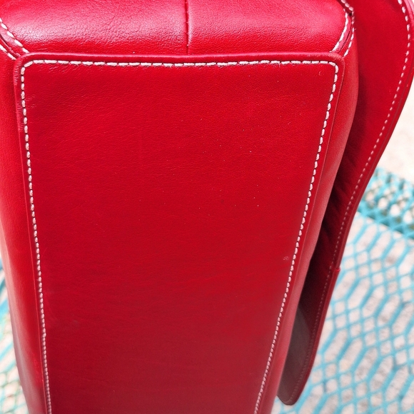 Vintage Like New! 2004 Red Wine color Coach. NºDO43-9570 - Picture 8 of 16